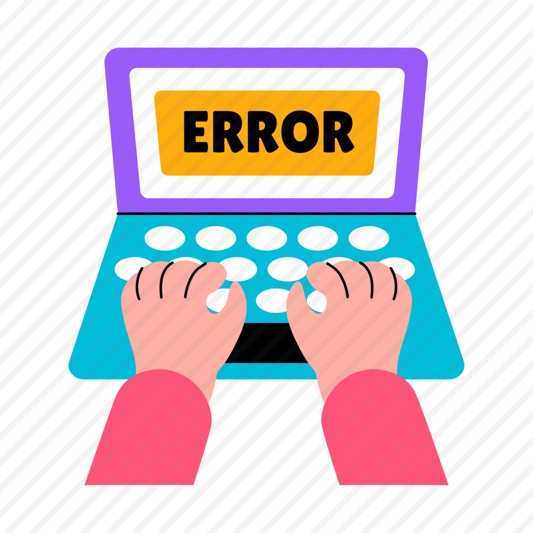 Typing Error, Mistake, Fault, Problem, Issue, preview