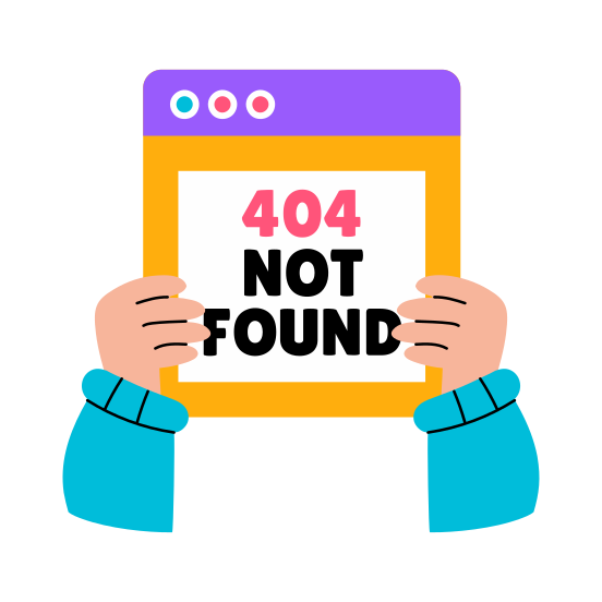 Website Error, Browsing, Issue, Not Found, Trouble illustration