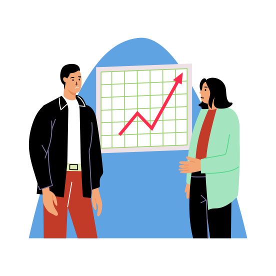 Cost Rising, Upsurge, Inflation, Discussion, Graph, illustration