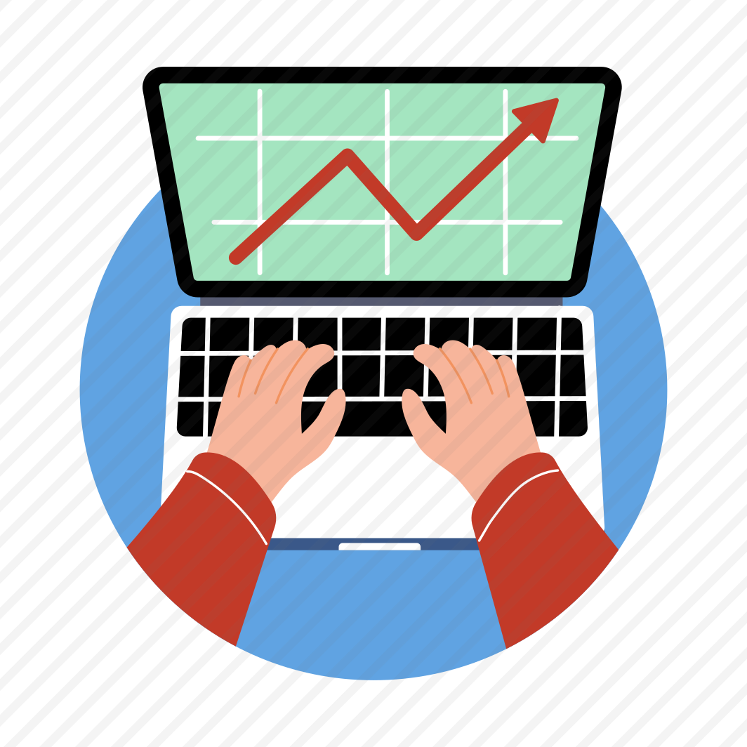 Digital Investment, Profit, Earnings, Progress, Graph preview