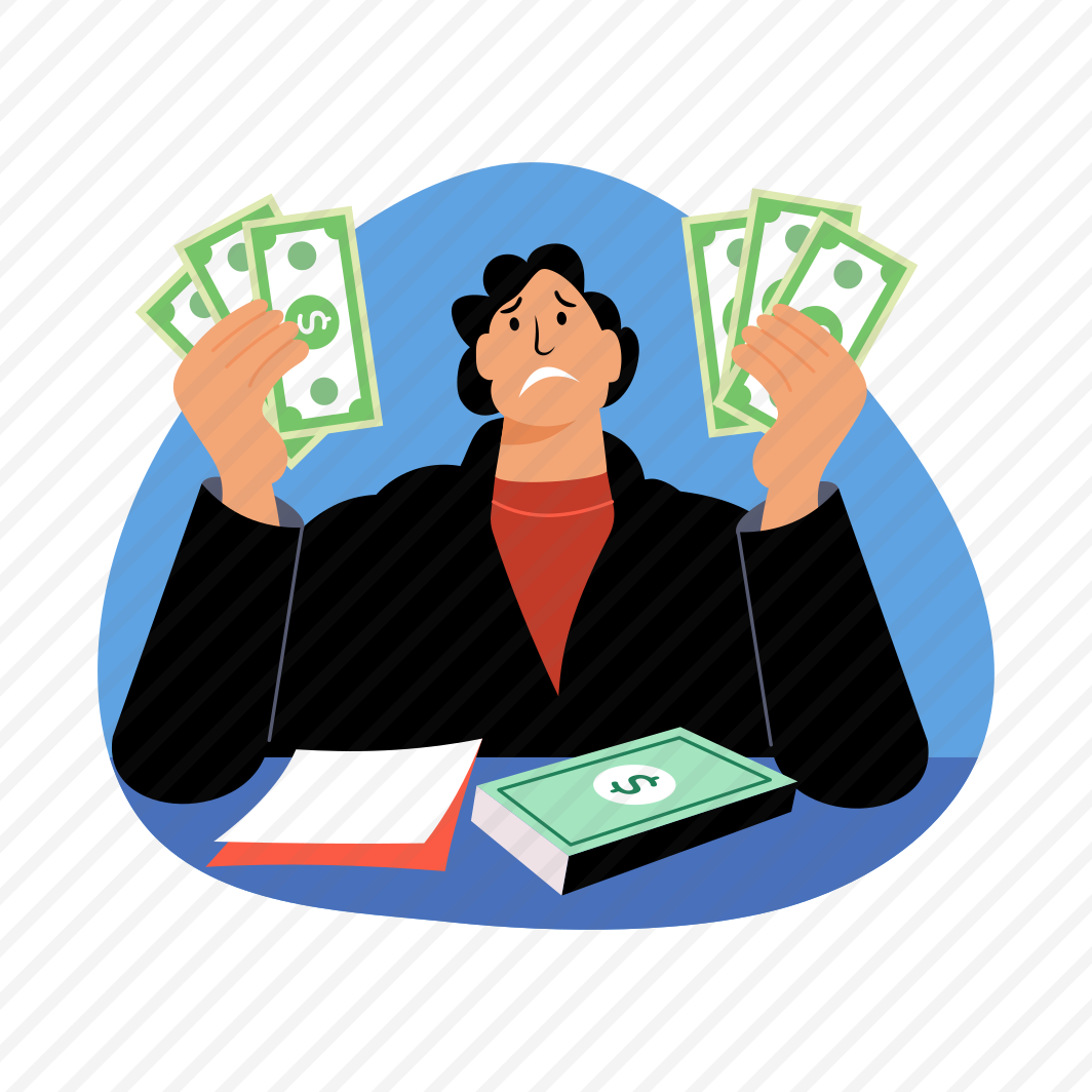 Financial Stress, Worried, Expense, Budget, Investment preview