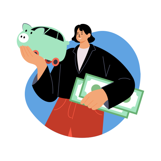 Savings, Investment, Money, Cash, Currency illustration