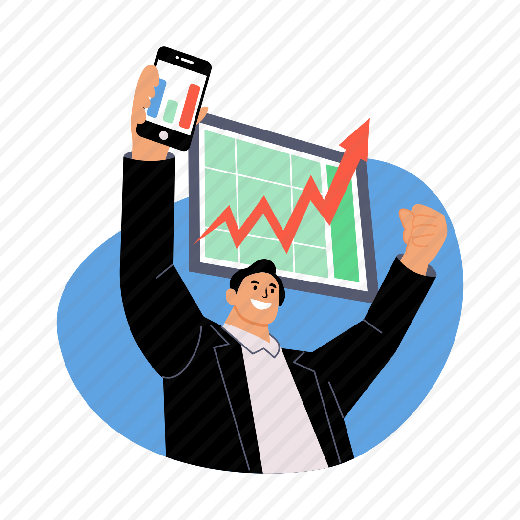 Stock Booming, Growth, Progress, Investment, Business preview