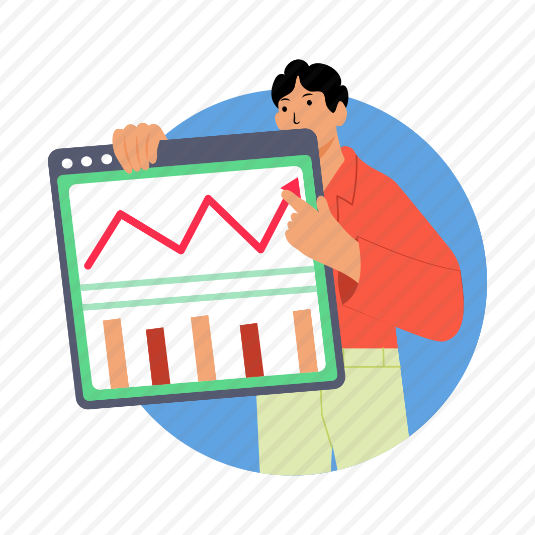 Stock Chart, Graph, Analytics, Market Trend, Infographics preview