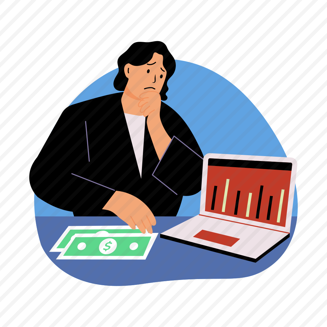 Worried, Sad, Financier, Investment, Capitalist preview