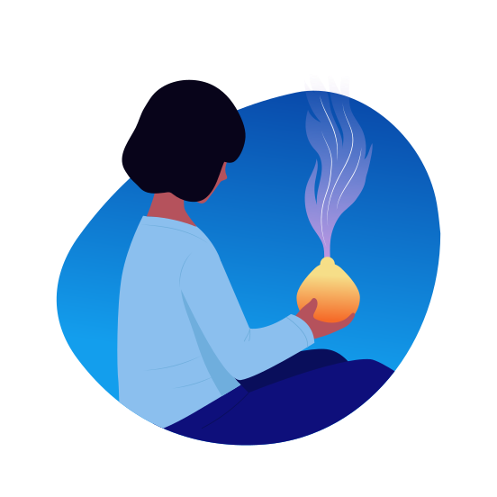 Aromatherapy, Fragrance, Incense, Spa, Meditation illustration