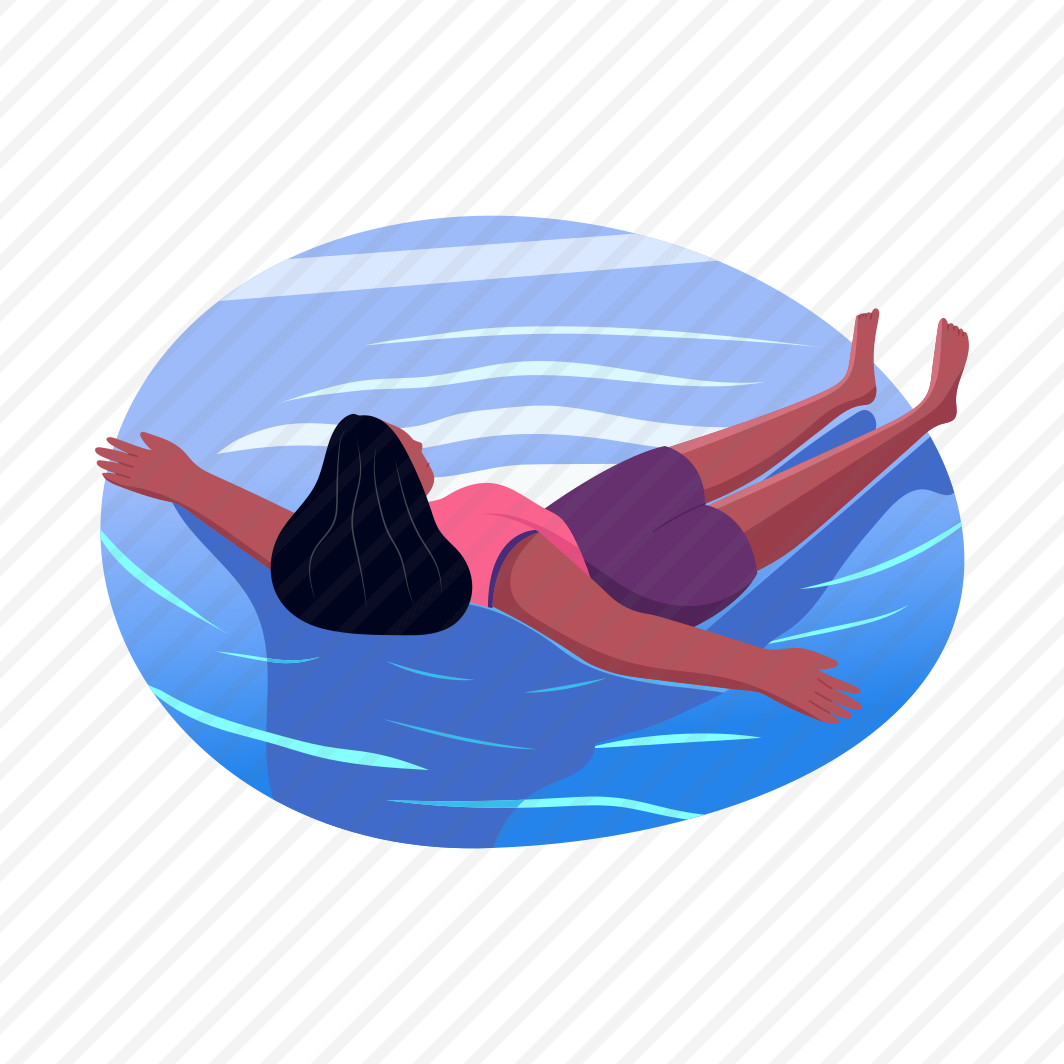 Floating, Swimming, Relaxing, Resting, Peace preview