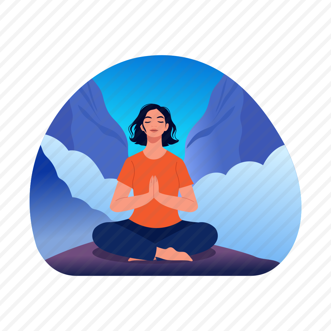 Mountain Meditation, Yoga, Posing, Peace, Calmness preview