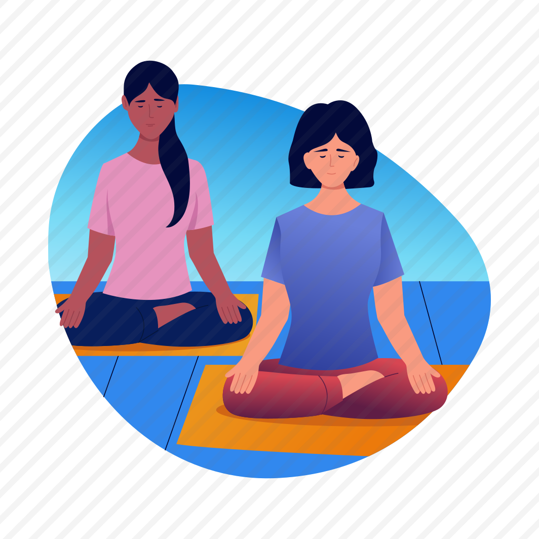 Silence Retreat, Yoga, Meditation, Posing, Relaxing preview