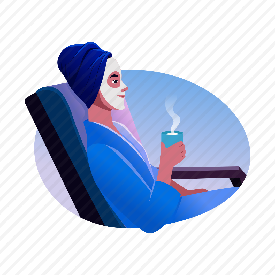 Spa Relaxation, Resting, Wellness, Wellbeing, Character preview