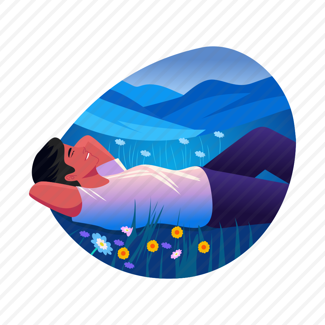 Stargazing, Soothing, Relaxing, Resting, Character preview