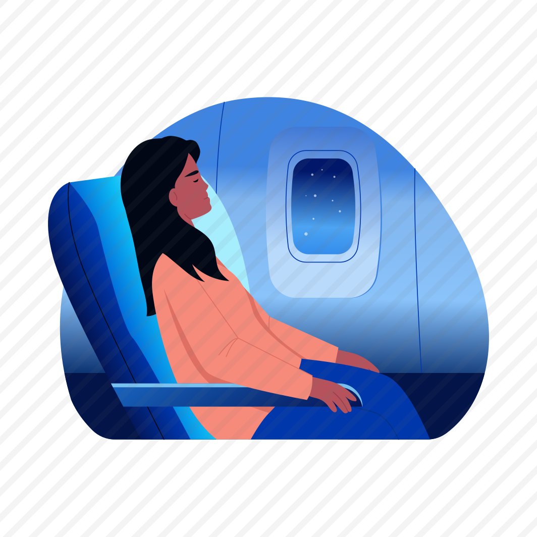 Travel Sleep, Napping, Resting, Passenger, Character preview