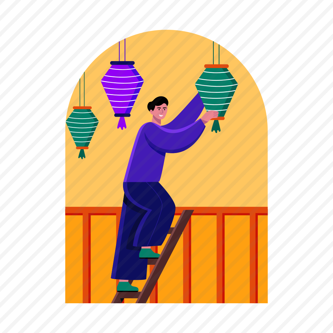 Hanging Lanterns, Lamps, Lights, Diwali, Decoration, preview