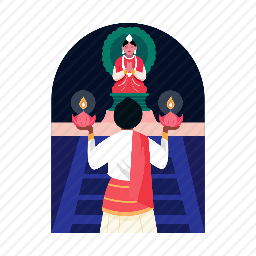 Hindu Faith, Worship, Praying, Diwali, Traditional, preview