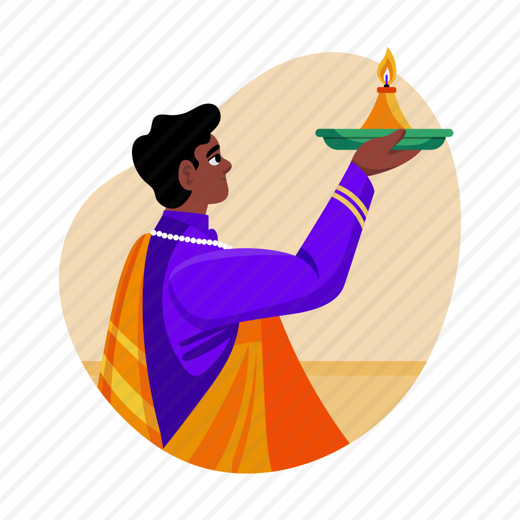 Hindu Praying, Faith, Ritual, Diwali, Tradition, preview