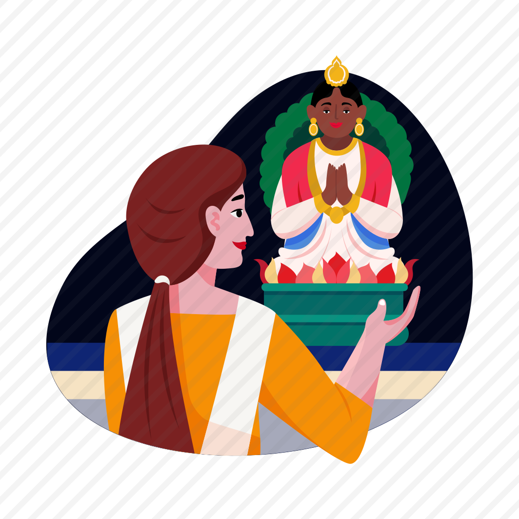 Hindu Ritual, Praying, Worship, Diwali, Tradition, preview