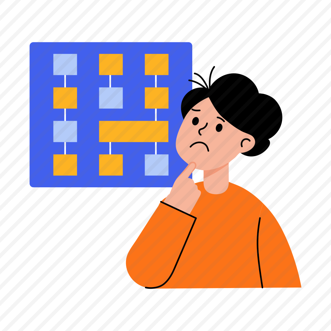 Thinking, Contemplation, Confused, Employee, Character, preview