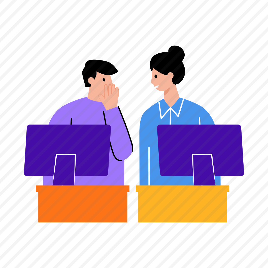 Whispering, Gossiping, Talking, Chatting, Friends preview