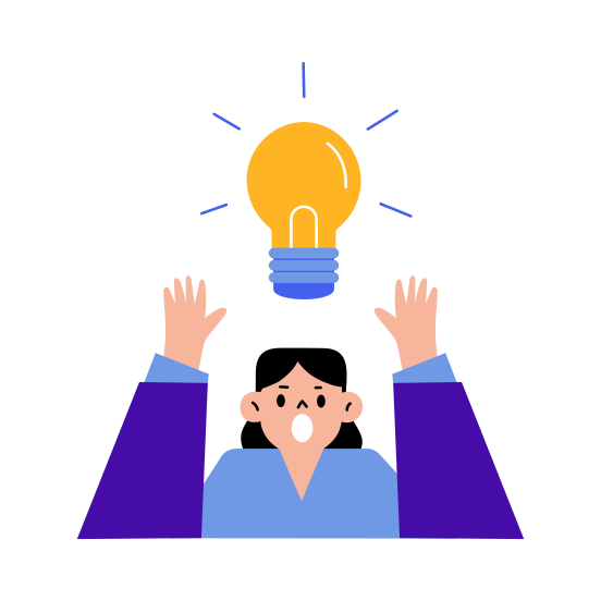 Work Idea, Creativity, Innovation, Ideation, Character illustration