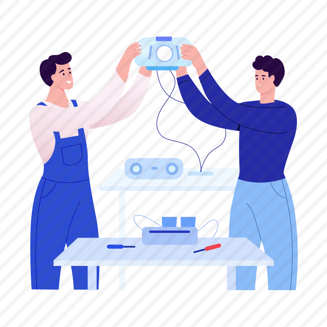 Engineer Assembling, Electronics, Maintenance, Testing, Mechanics, preview