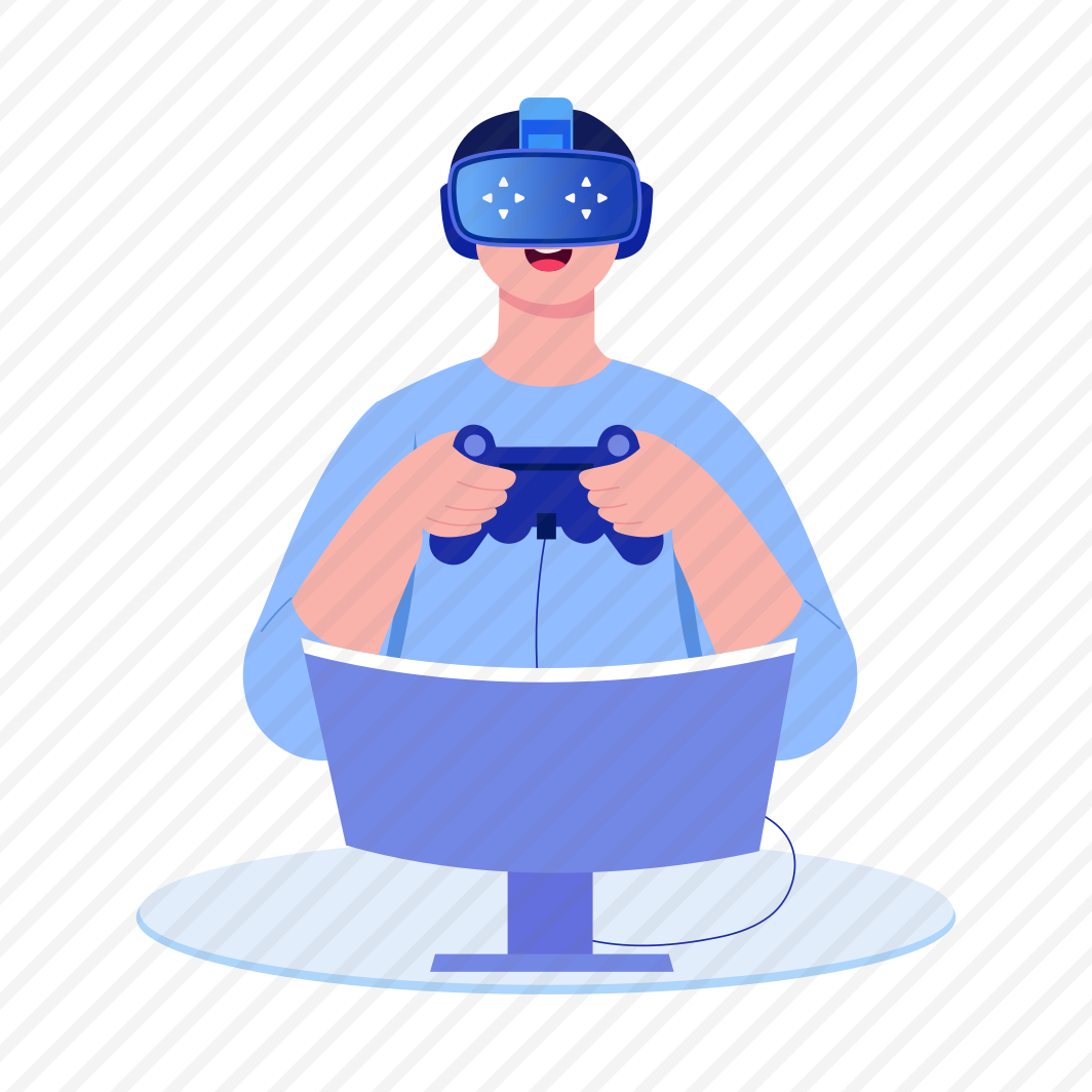 Virtual Gaming, Headset, Controller, Gamepad, Entertainment preview