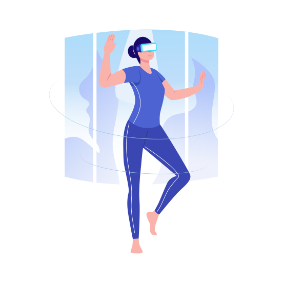 Vr Dance, Metaverse, Immersive, Technology, Enjoying illustration