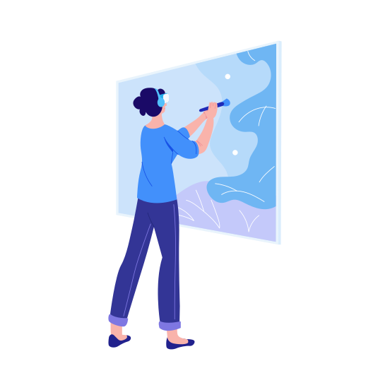 Vr Painting, Artistic, Immersive, Drawing, Sketching, illustration