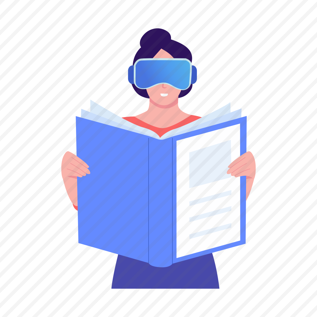 Vr Reading, Book, Studying, Learning, Immersive preview