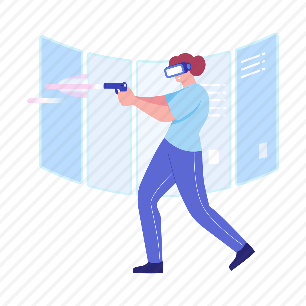 Vr Shooting, Aiming, Game, Playing, Ar preview