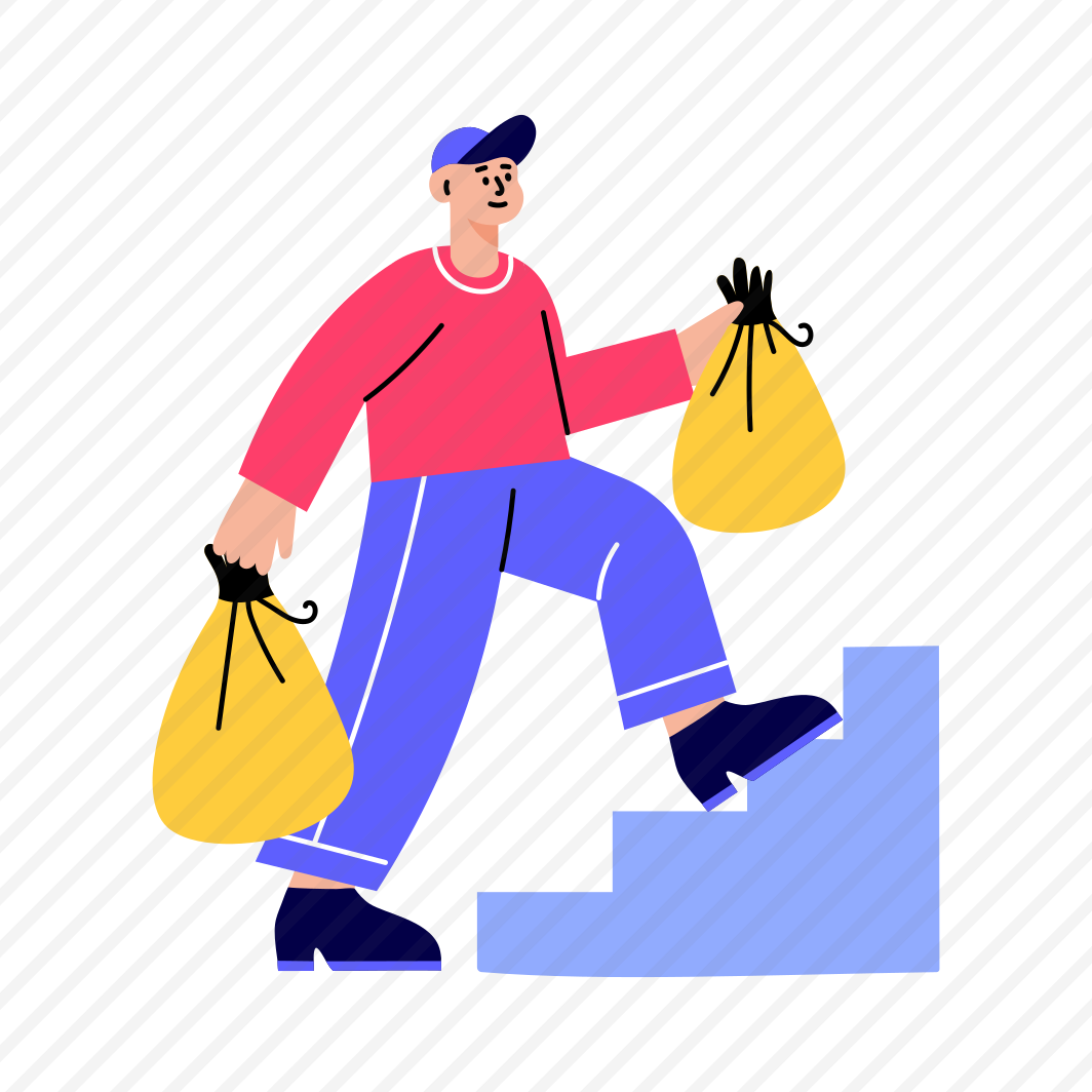 Delivery Boy, Worker, Service, Groceries, Parcel, preview