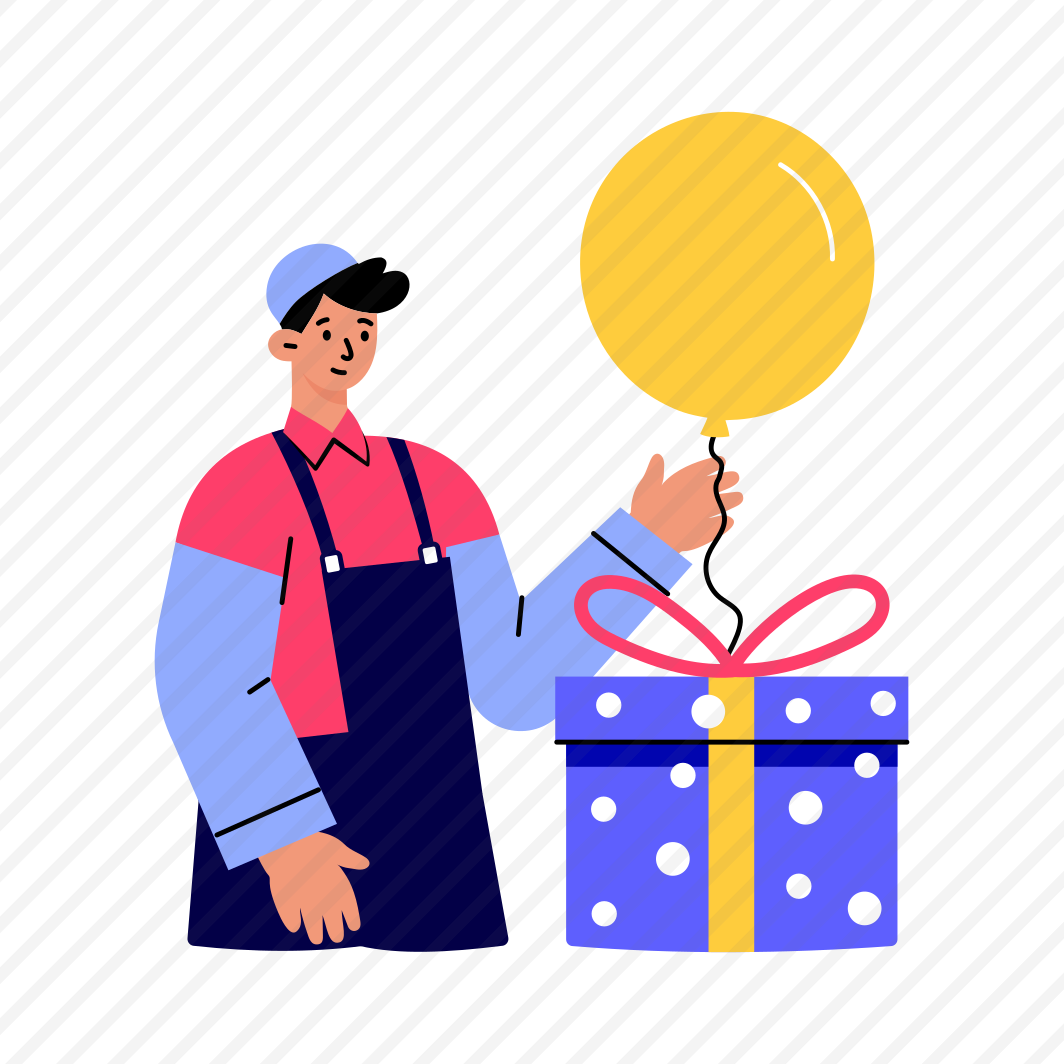 Delivery Worker, Souvenir, Gift, Package, Parcel, preview