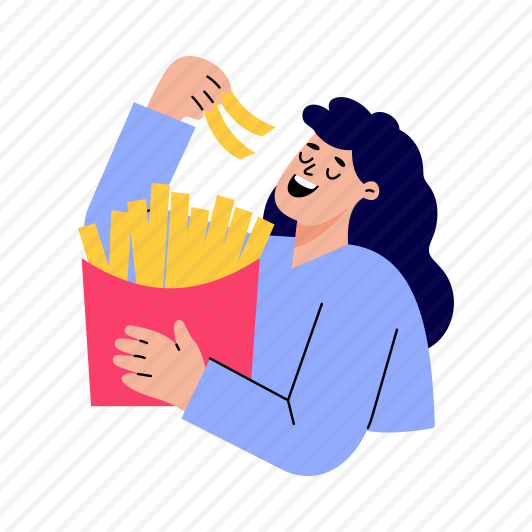 Eating Fries, Snack, Food, Meal, Fast Food preview