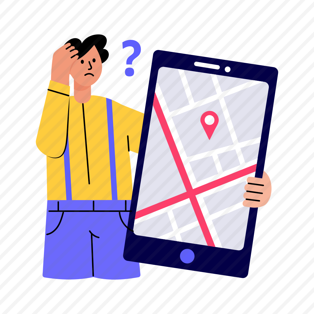 Lost Location, Confused, Navigation, Map, Gps, preview