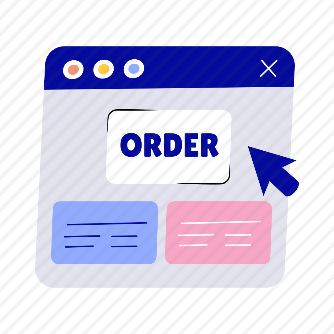 Ordering Website, Marketplace, Order, Ecommerce, Site preview