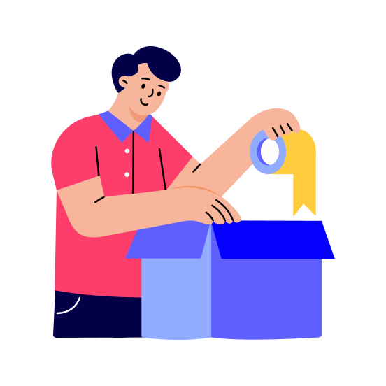 Packaging, Packing, Wrapping, Parcel, Package illustration