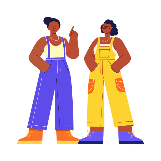 Ally Support, Partners, Friends, Helping, Companion illustration