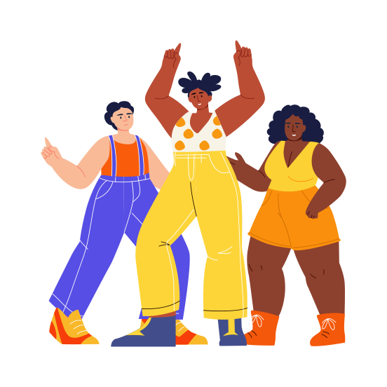 Body Positivity, Acceptance, Inclusivity, Confidence, Empowerment, illustration