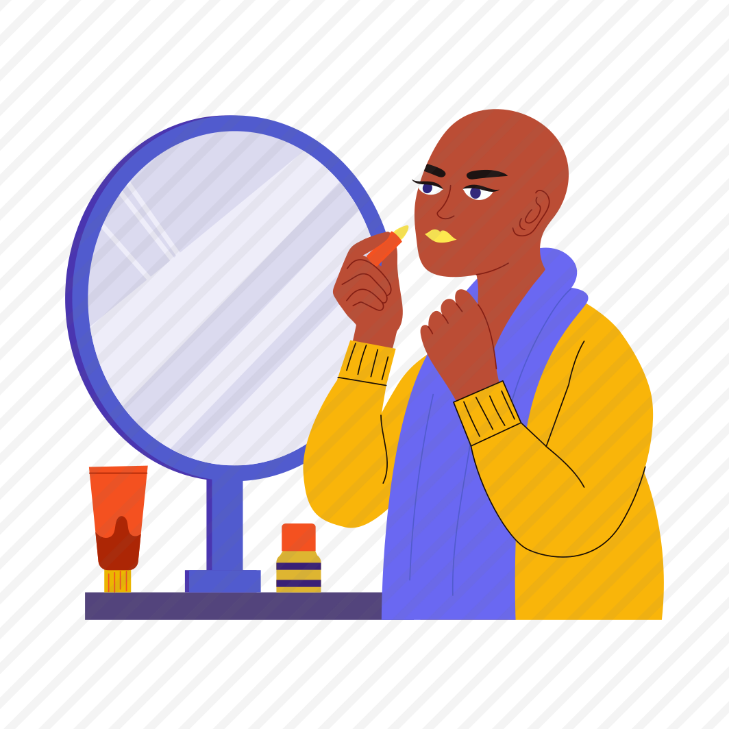 Self Acceptance, Bald, Identity, Reflection, Beauty preview