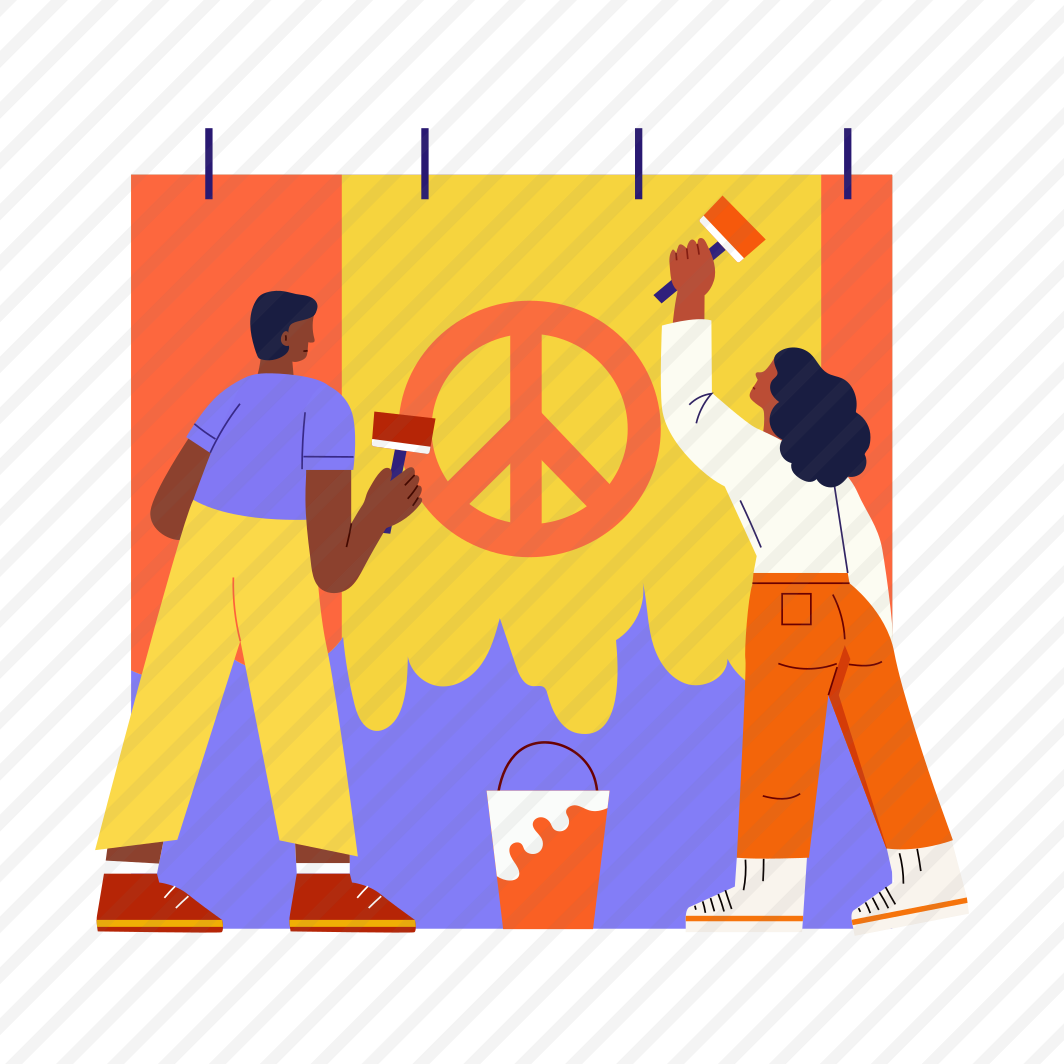 Unity Art, Painting, Peace, Harmony, Artwork preview