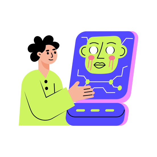 Ai Engineer, Developer, Technology, Expert, Scientist illustration