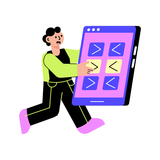 Coding, Programming, Development, Engineer, Expert illustration