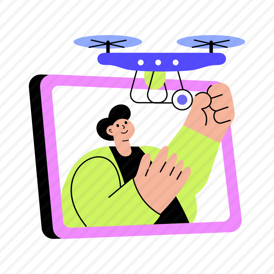 Drone Camera, Quadcopter, Surveillance, Device, Technology preview