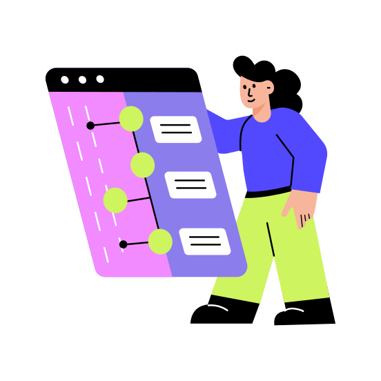 Holographic Display, Projection, Simulation, Schedule, Planning illustration