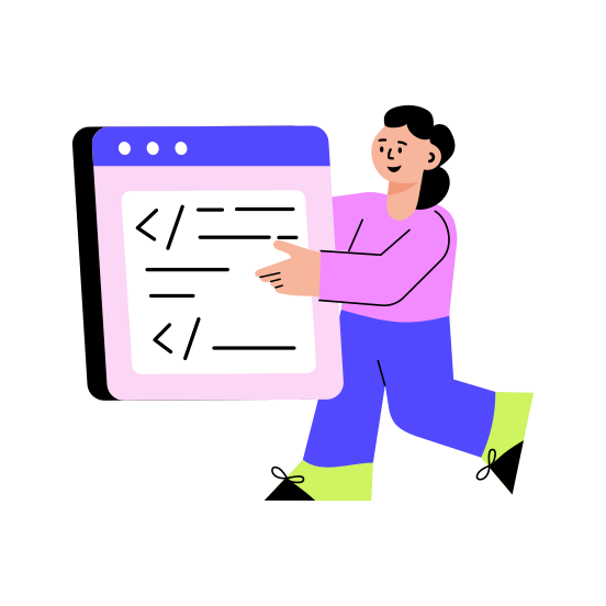 Machine Coding, Programming, Development, Engineering, Expert illustration