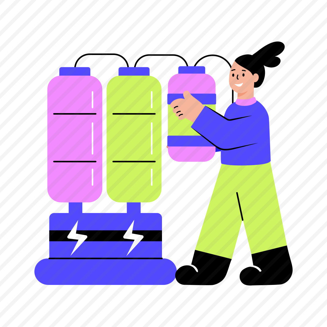 Refuelling, Power, Energy, Battery, Machine preview