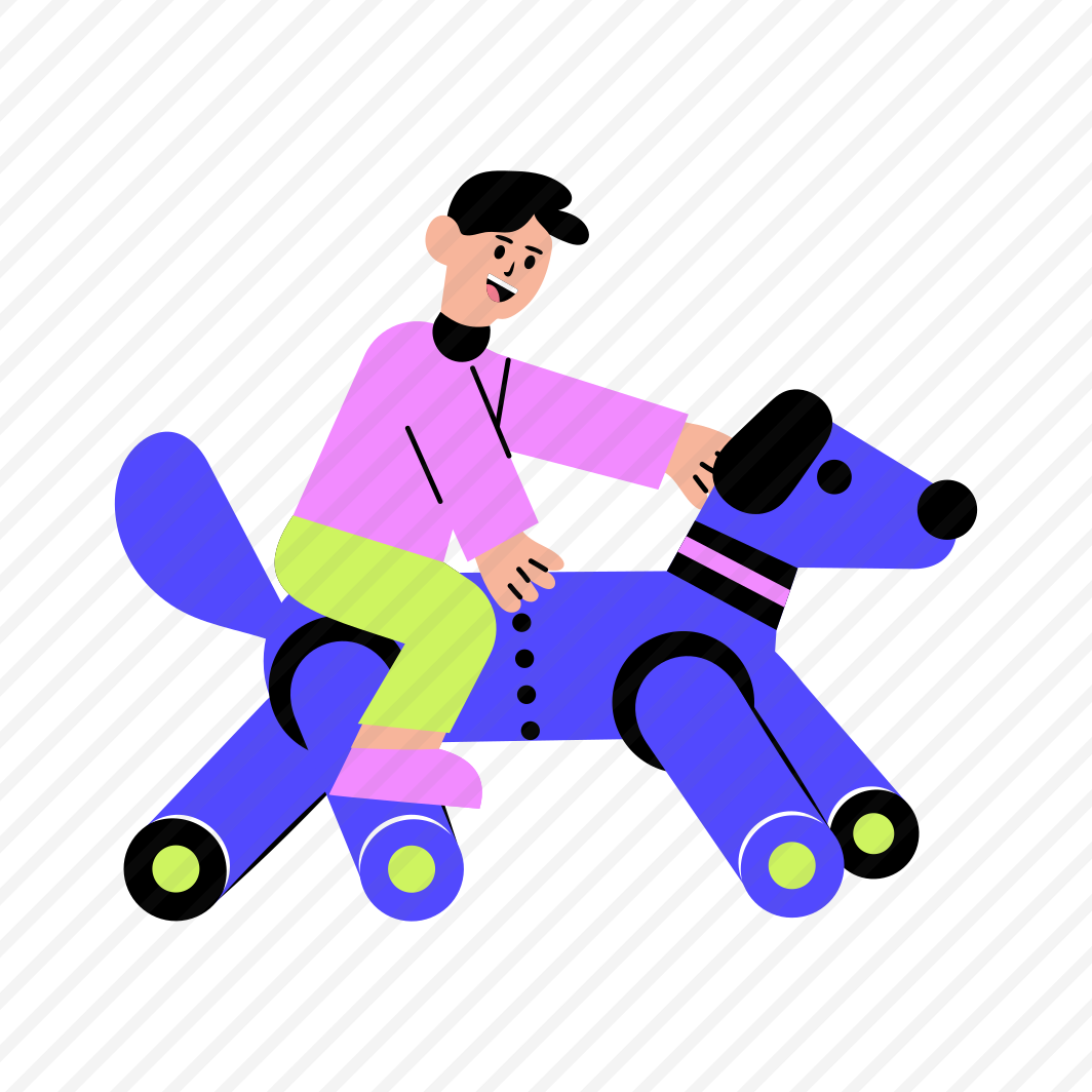 Robot Dog, Pet, Animal, Companion, Riding preview