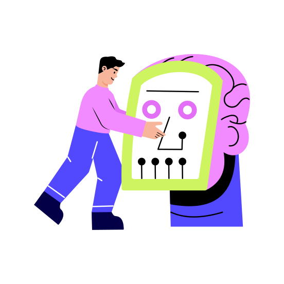 Robot Engineer, Technician, Scientist, Robotics, Expert illustration