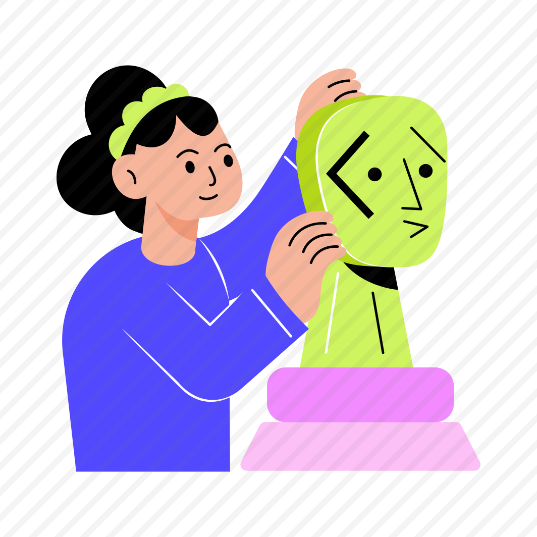 Robot Face, Machine, Sculpting, Engineer, Robotics preview