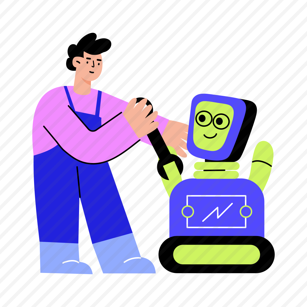 Robot Technician, Engineer, Expert, Repairing, Technology preview