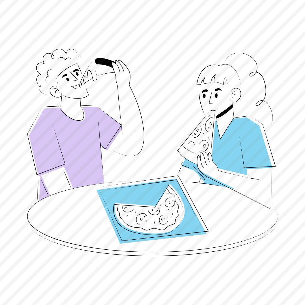 Pizza Party, Eating, Food, Meal, Dinner preview